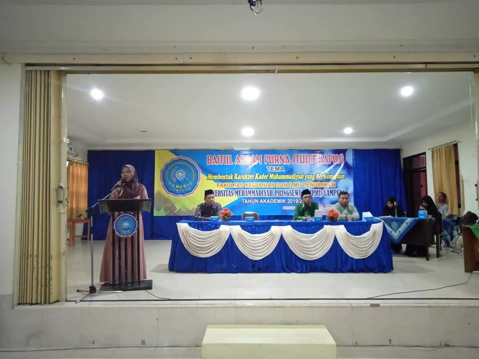 FKIP UMPRI Lampung Adakan Baitul Arqam Purna Studi (BAPUS)