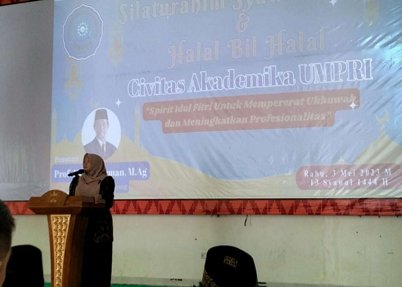 UMPRI GELAR SILAHTURAHMI DAN HALAL BIL HALAL 2023