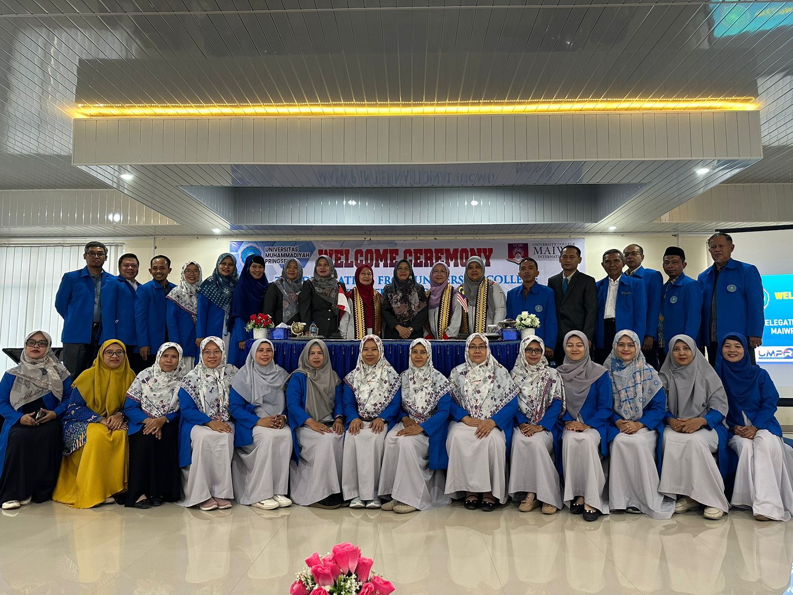 UMPRI GELAR WELCOME CEREMONY DELEGATION FROM UCMI MALAYSIA