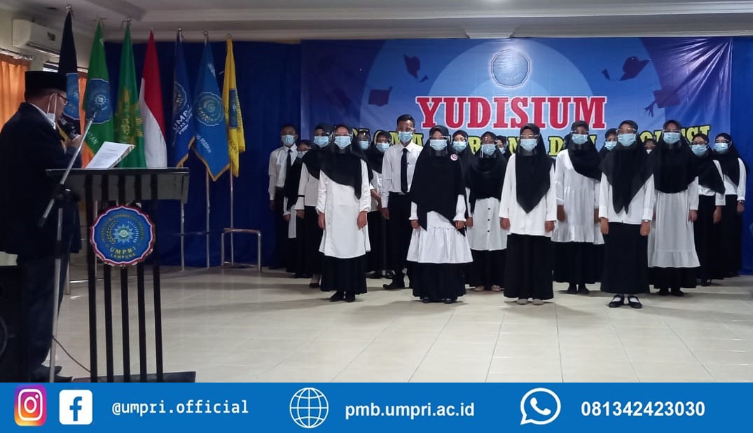 Yudisium Diploma Sarjana dan Profesi UMPRI Periode II Tahun Akademik 2020-2021