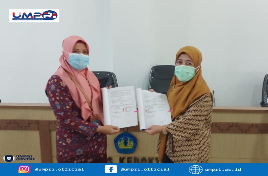 Penandatangan Perjanjian Kerja Sama antara Fakultas Kedokteran Universitas Lampung dan Fakultas Kesehatan Universitas Muhammadiyah Pringsewu Lampung