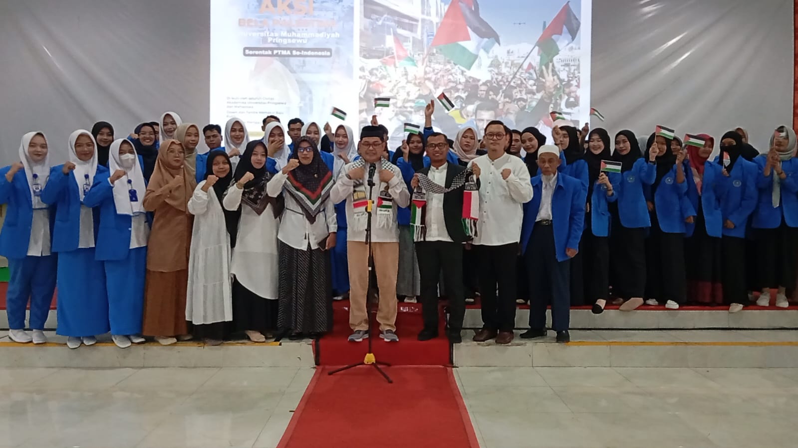 UMPRI BERSAMA PTMA SE-Indonesia LAKUKAN AKSI BELA PALESTINA