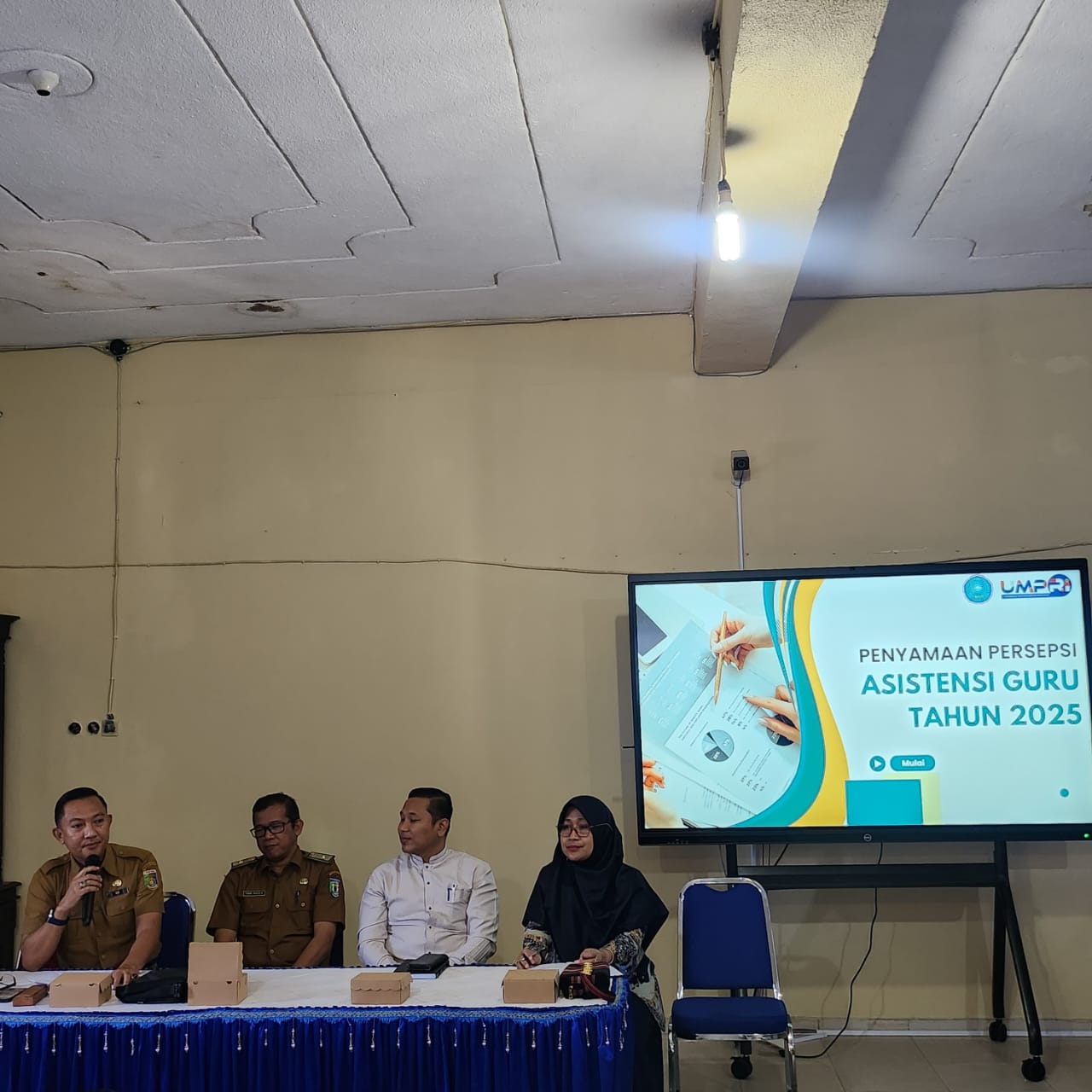 PERSAMAAN PERSEPSI FKIP UMPRI BERSAMA DINAS PENDIDIKAN DAN KEPALA SEKOLAH SE-KABUPATEN PRINGSEWU DALAM KEGIATAN ASISTENSI GURU 2025