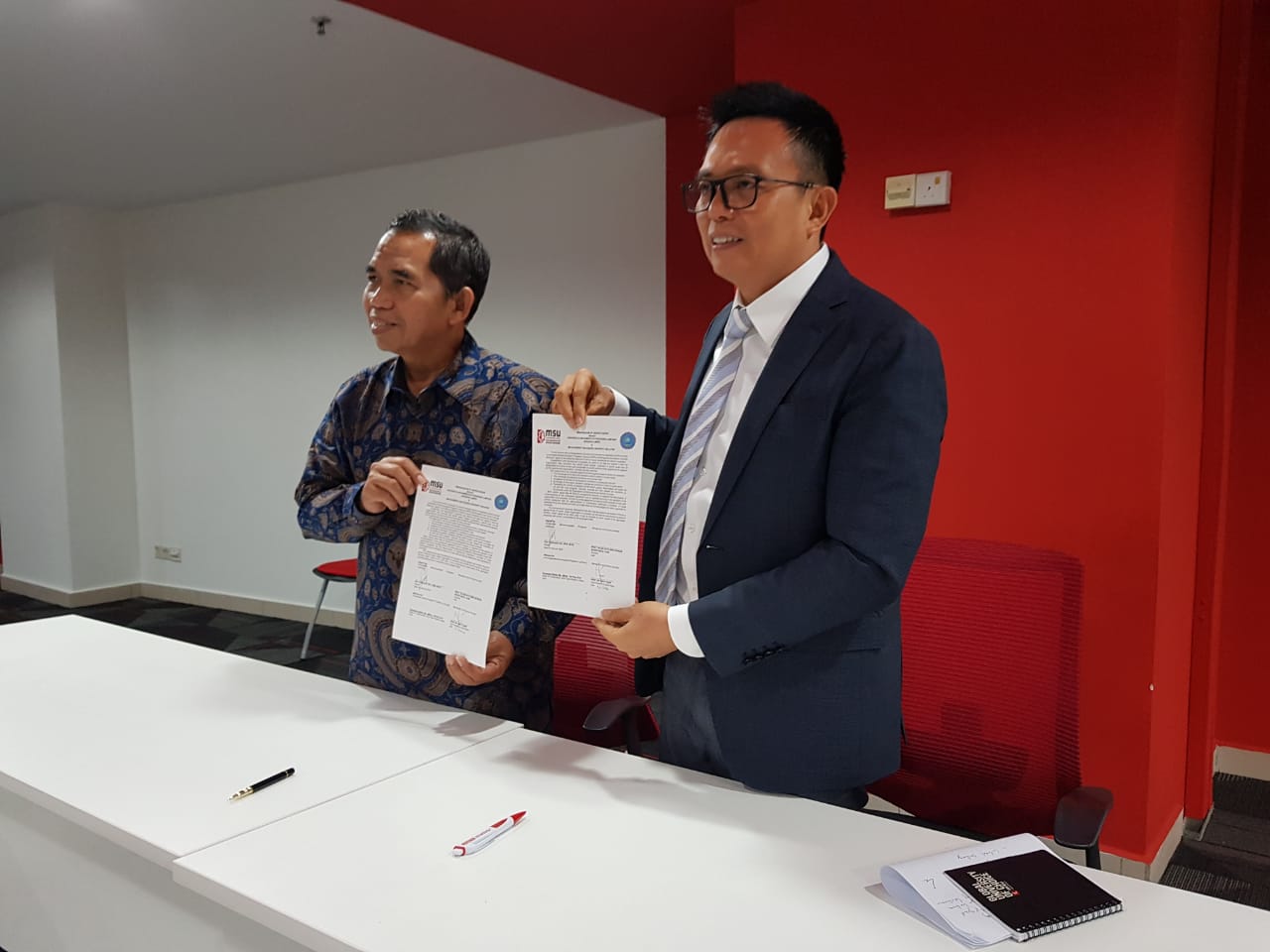 Rektor UMPRI Lampung Drs. H.Wanawir AM. MM. M.Pd Menghadiri Penandatangan MOU  antara Management and Science University ( MSU ) Malaysia & UMPRI