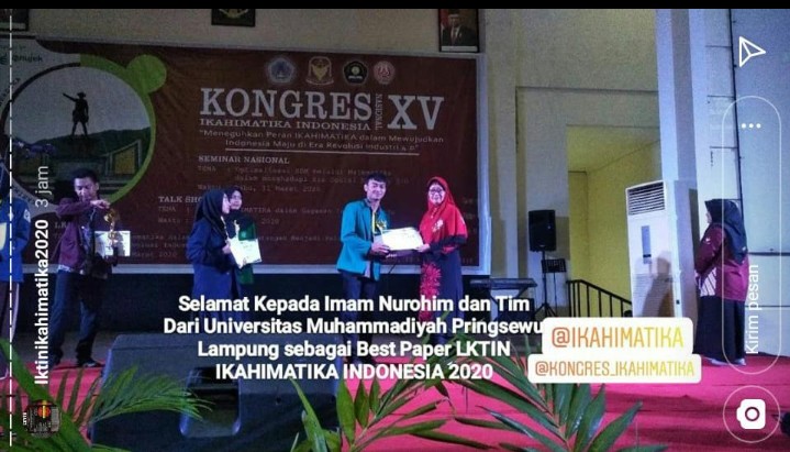 Mahasiswa Prodi Pend. Matematika FKIP UMPRI kembali berprestasi untuk UMPRI
