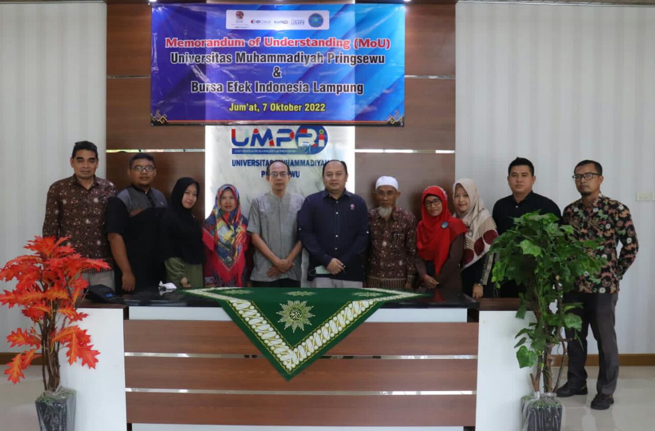 FEB UMPRI JALIN MOU DENGAN BEI WILAYAH LAMPUNG