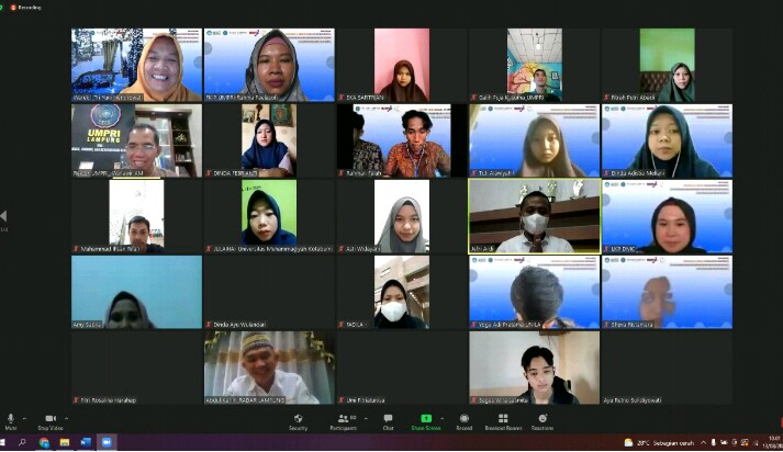 REKTOR UMPRI RESMI MEMBUKA KEGIATAN PROGRAM KMMI TAHUN 2021