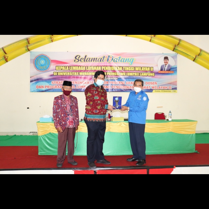 Silaturahmi Kepala Lembaga Layanan Pendidikan Tinggi Wilayah II Palembang di UMPRI..