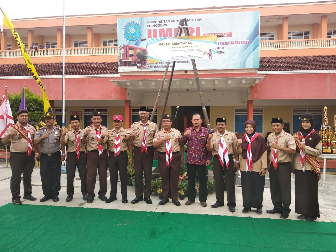 GELAR KREATIVITAS PANCA LOMBA KE-X TINGKAT PENGGALANG DAN PENEGAK SE-DAERAH LAMPUNG GUGUS DEPAN PRINGSEWU 08.141-08.142 PANGKALAN UNIVERSITAS MUHAMMADIYAH PRINGSEWU
