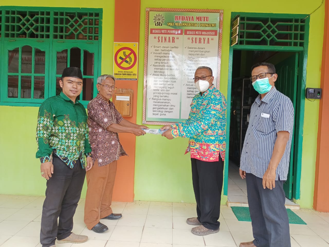 Serah Terima Naskah Kerja Sama
