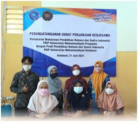 PBSI UMPRI JALIN KERJASAMA PERTUKARAN MAHASISWA DENGAN PBSI UMKO