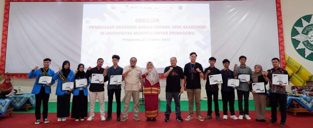 1000 MAHASISWA UMPRI BUKA REKENING SAHAM