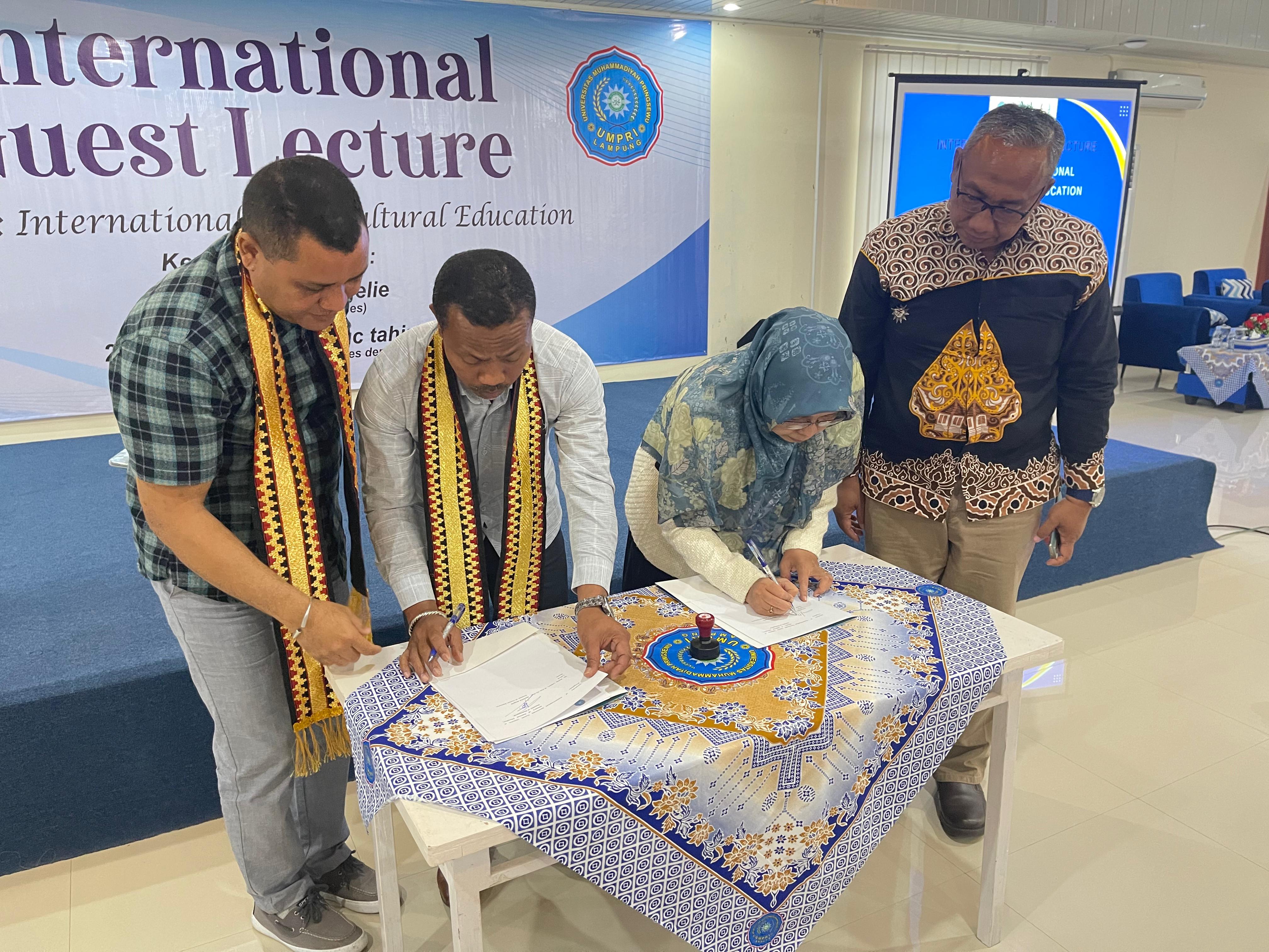 UMPRI LAMPUNG - KEMENTERIAN PENDIDIKAN MADAGASKAR JALIN KERJASAMA INTERNASIONAL